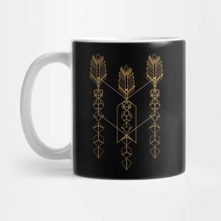 Golden Dice Set Arrows of Dungeon Armory Tabletop RPG Addict Mug